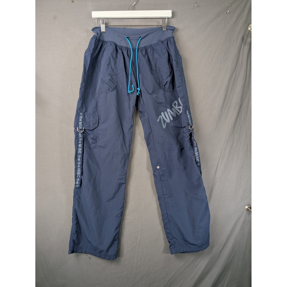 Zumba Fitness Cargo Pants Blue Dance Activewear XL